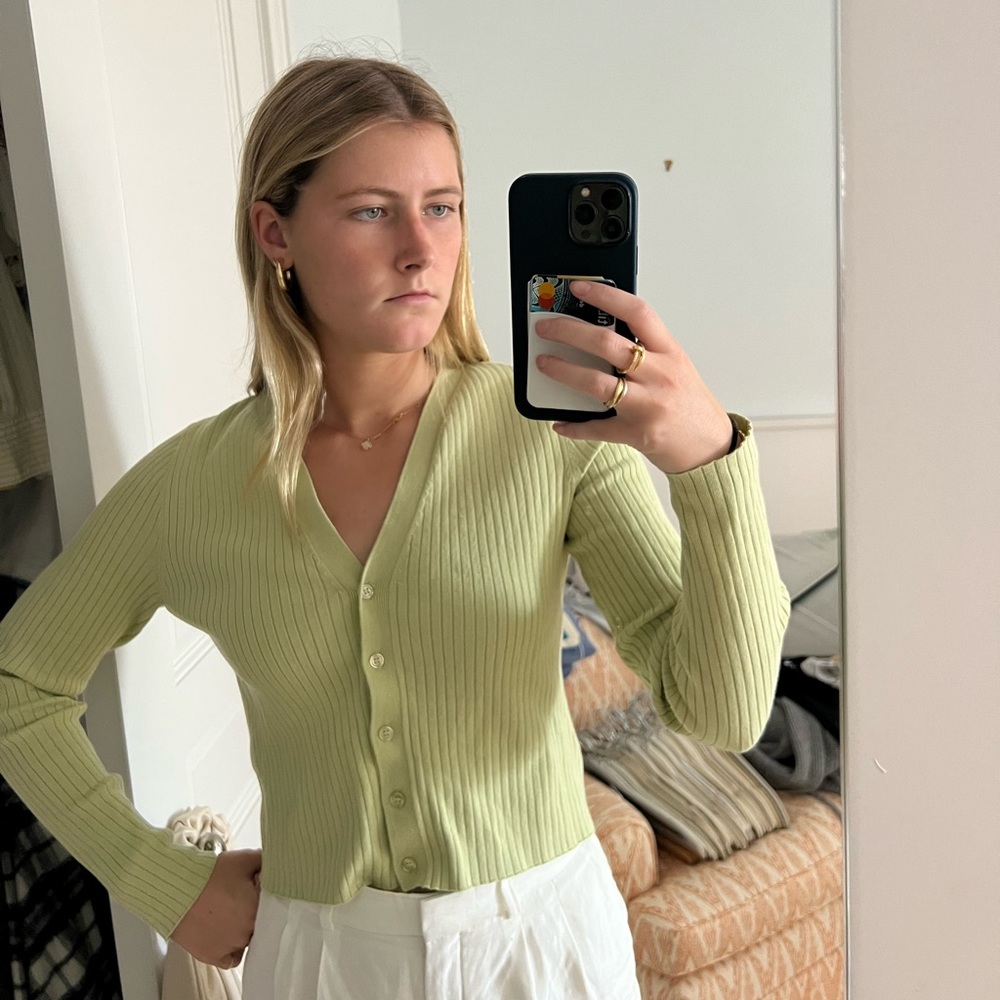 Green Reformation Size Medium sweater/top